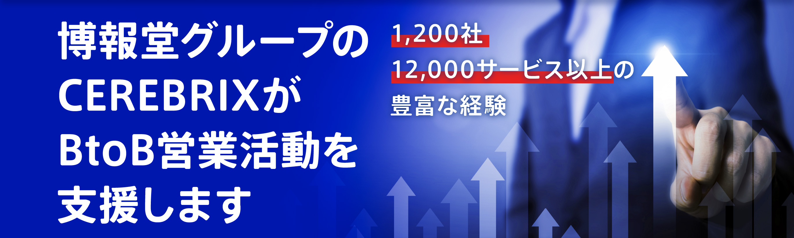 博報堂グループのCEREBRIXがBtoB営業活動を支援します